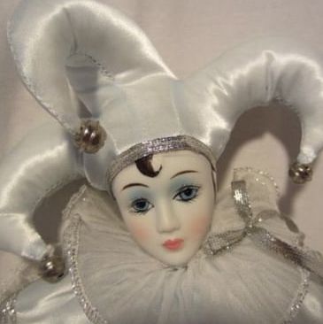 Porcelain Doll Costume, Harlequin Clown, Pierrot Clown, Antique Porcelain Dolls, Indian Dolls, Sculpted Doll, Cute Clown, Porcelain Tea Set, Blue Porcelain