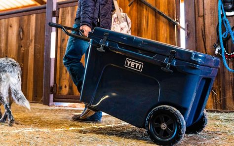 The 15 Best Coolers With Wheels | GearMoose Baseball Mom Must Haves, Custom Tundra, Tundra Wheels, Cooler For Camping, Cooler With Wheels, Yeti Tundra, Insulated Backpack, Rolling Cooler, Mom Must Haves