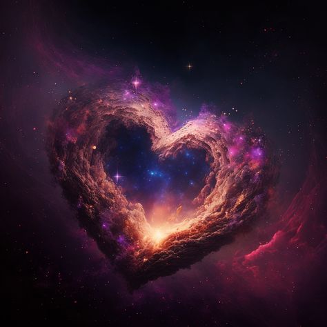 Infinity Symbol Art, Heart Nebula, Telescope Pictures, Hubble Space Telescope Pictures, Heart Planet, Star Clusters, Galaxy Universe, Hd Love, Symbol Art