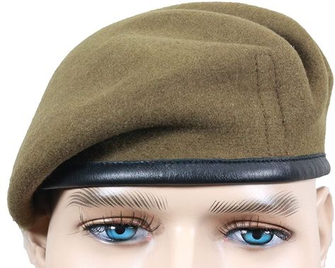 Amazon.com: Epic Militaria Authentic British Army Wool Berets (6 7/8, Khaki (Honourable Artillery)): Clothing Army Beret, Military Beret, Army Workout, Wool Berets, Mens Plaid, Berets, British Army, Shop Top, Fashion Brands