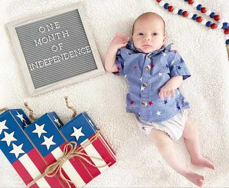 July Monthly Baby Pictures, July Milestone Picture Ideas, Two Month Old Baby, 7 Month Baby, 8 Month Baby, 1 Month Baby, Winter Pics, Baby Milestones Pictures, One Month Baby