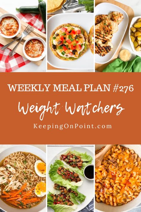 Weight Watchers Weekly Meal Plan #276 - Keeping On Point Weight Watchers Meal Plans 23 Points, Weight Watchers Diet Plan, Ww Meal Plan, Katie Moore, Weight Watchers Menu, Keeping On Point, 5 Day Meal Plan, Weight Watchers Plan, Weight Watchers Meal Plans