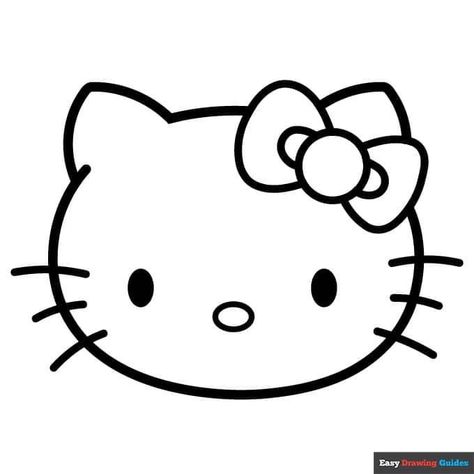 Hello Kitty Pics, Gothic Hello Kitty, Hello Kitty Coloring Pages, Hello Kitty Head, Donut Coloring Page, Kitty Coloring Pages, Hello Kitty Face, Kitty Pics, Pink Wallpaper Hello Kitty