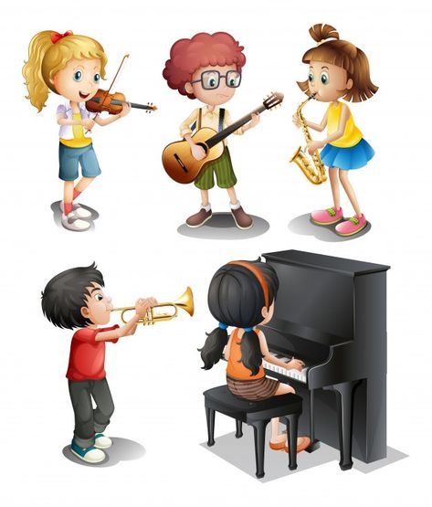 Guitar Illustration, Colorful Borders Design, Music Festival Poster, Logo Design Video, Character Graphic, Children Playing, Music Backgrounds, All About Music, Boy Character