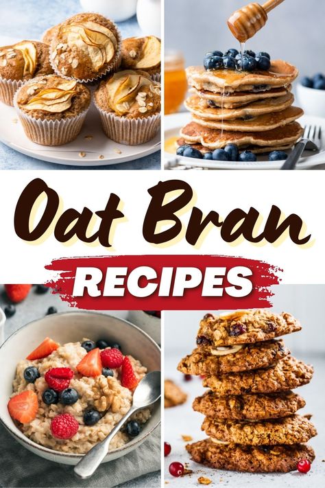 15 Best Oat Bran Recipes From Muffins to Cookies Healthy Oat Bran Recipes, Oat Bran Hot Cereal Recipes, Oat Bran Muffins Recipes, All Bran Cookies, Oat Bran Recipes Breakfast, Crackling Oat Bran Recipes, Oat Bran Muffins Healthy, Oat Bran Cookies, Bran Recipes Healthy