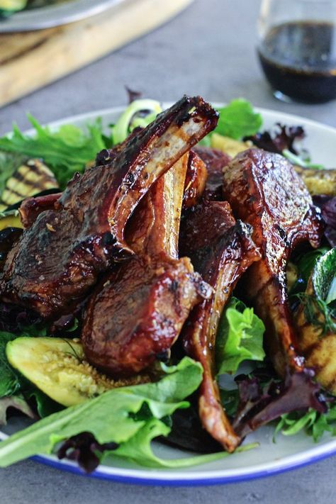 Lamb Cutlets Recipe Dinners, Lamb Cutlets Recipe, Fruit Galette Recipe, Charred Lemon, Fruit Galette, Cook Lamb, Lamb Cutlets, Lamb Dinner, Lamb Chop Recipes