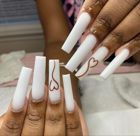 Acrylic Toe Nails, Long Acrylic Nail Designs, Diy Acrylic Nails, Edgy Nails, White Acrylic Nails, Colored Acrylic Nails, Short Square Acrylic Nails, Long Acrylic Nails Coffin, Nail Style