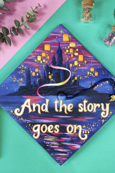 Ummm...yeah! This list of graduation cap ideas did not disappoint!!! Literally the best I've ever seen! I seriously can't wait for graduation to come now!! Thanks, Jessica! Disney Grad Caps, Disney Graduation Cap, Creative Graduation Caps, Graduation Cap Ideas, Disney Graduation, Nurse Graduation Cap, College Grad Cap Ideas, Graduation Cap Decoration Diy, High School Graduation Cap