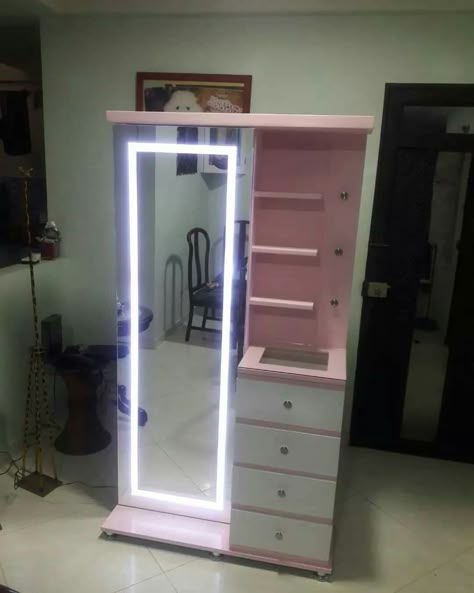 Spare Room Design, Dressing Table Mirror Design, Wall Wardrobe Design, Beauty Room Vanity, Almirah Designs, Narrow House Designs, Colorful Room Decor, Vanity Makeover, Wooden Sofa Set Designs