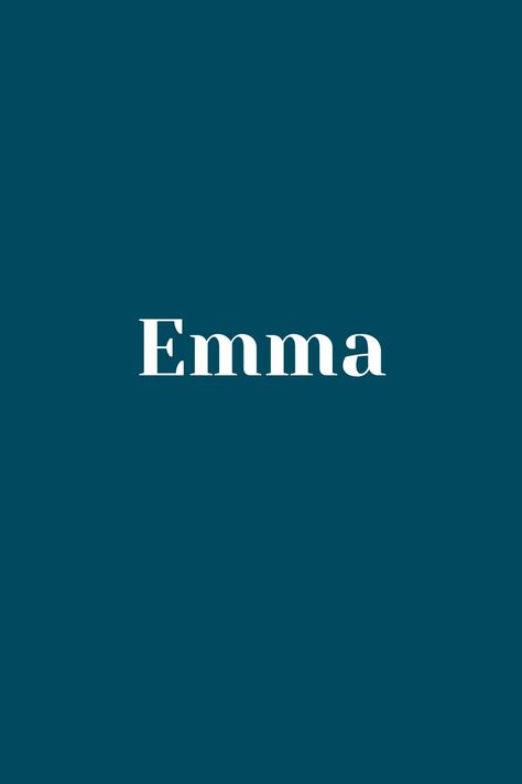 Emma - Baby Name - Names That Start With E Emma Color, Emma Name, Kids Projects, Baby Name, Projects For Kids, Baby Names