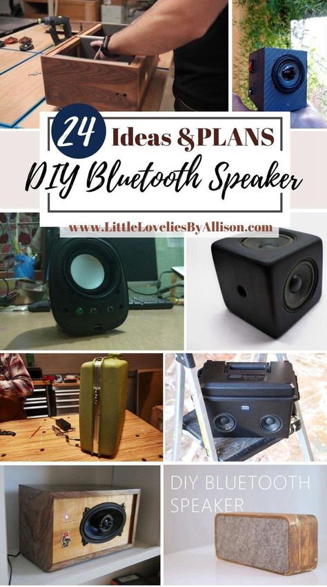 24 DIY Bluetooth Speaker Projects That You Can Build From Home Diy Bluetooth Speaker Kit, Bluetooth Speakers Diy, Diy Boombox, Diy Bluetooth Speaker, Diy Audio Projects, Speaker Kits, Speaker Projects, Multimedia Speakers, Jl Audio