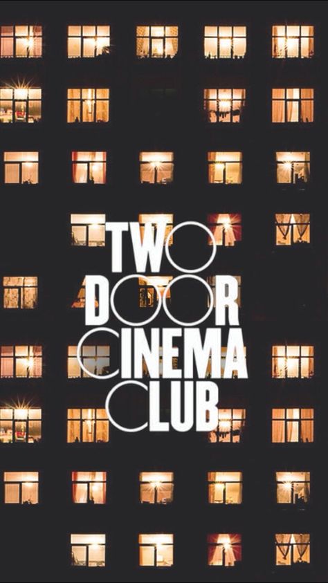 Two Door Cinema Club Poster, Lion Movie, Club Wallpaper, Two Door Cinema Club, Singer Art, House Of Balloons, Club Aesthetic, Punk Poster, Music Collage