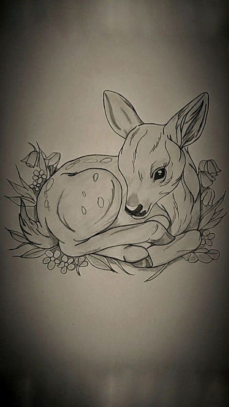 Small Deer Drawing, Deer Sketch Simple, Deer Drawing Simple, Deer Drawing Sketches, Drawings Of Deer, Simple Deer Drawing, Baby Deer Drawing, Dear Drawing, Deer Drawing Easy