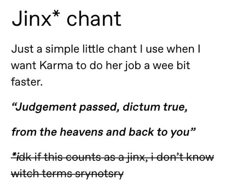 Jinxes Witchcraft, Difference Between Jinx Hex And Curse, Jinx Witchcraft, Breaking A Hex Spell, Hex Aesthetic, Hex Witchcraft Revenge, How To Break A Hex Or Curse, Curse Breaking Spell, Curses And Hexes Black Magic