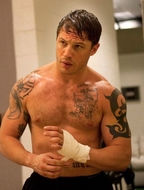 Read more about Tom Hardy finds parenting hard on Business Standard. Actor Tom Hardy says there is nothing more challenging than trying to be a good father to his two children. Tom Hardy Tattoos, Tom Hardy Warrior, Warrior 2011, Tom Hardy Movies, Tom Hardy Photos, Thomas Hardy, British Men, Tom Hardy, Actor Model