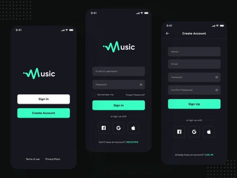 Web App Ui Design, Music App Design, Login Page Design, Mobile Login, Graphic Design Portfolio Examples, Login Design, App Design Layout, Ux App Design, App Login