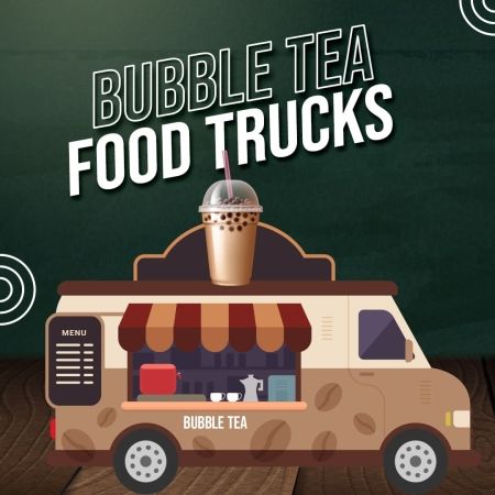 Tea Food Truck, Food Truck Menu, Truck Business, Tea Food, Food Truck Business, Food Trucks, Bubble Tea, Small Things, Pros And Cons