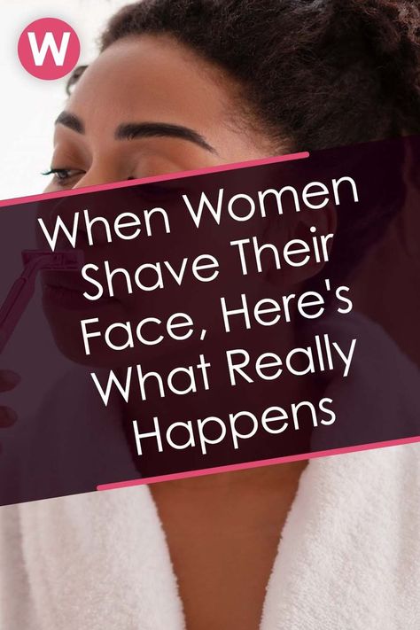 It's becoming increasingly common for women to shave their faces. Some women choose to use body razors, some face-specific razors, and others prefer to remove hair via dermaplaning. #dermaplaning #skincare #face #shaving Shave Face Women, Best Womens Razor, Shave Your Face, Face Shaving, Female Facial Hair, Vellus Hair, Shaved Hair Women, Face Hair Removal, Best Hair Removal Products