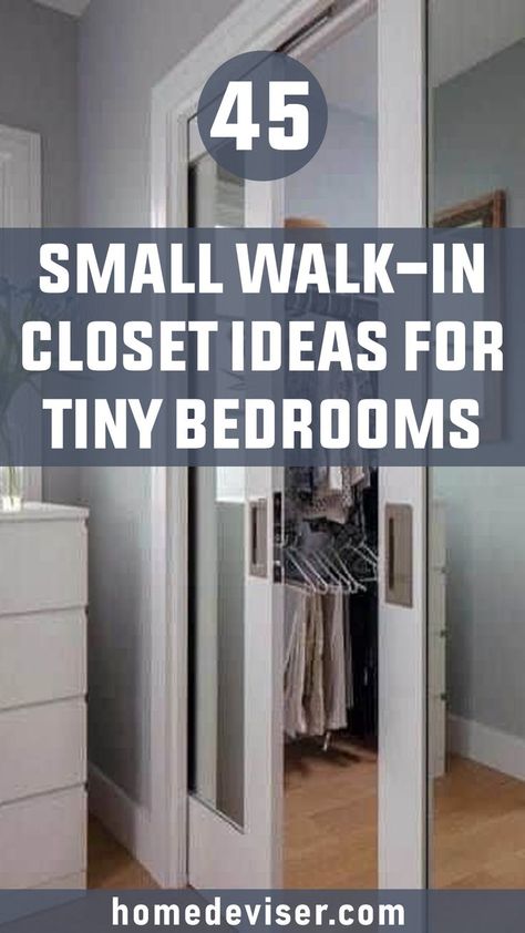 45 Small Walk-In Closet Ideas for Tiny Bedrooms! Struggling with a small bedroom closet? Check out these 45 genius Small Walk-In Closet ideas that will help you maximize space and keep everything organized. Perfect for tiny bedrooms! Walk In Closet Corner Ideas, Closet Corner Ideas, Closet And Office Combo, Maximize Small Closet Space, Maximize Small Closet, Walk In Closet Layout, Small Walk In Closet Organization, Closet Corner, Diy Closet Storage