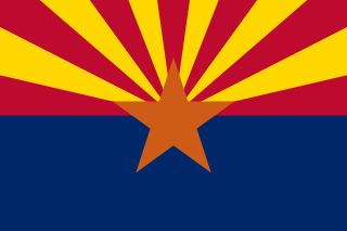 State Project, Arizona State Flag, Arizona Flag, Stamp Inspiration, Calendar May, Best Nursing Schools, Patch Ideas, World Countries, State Of Arizona