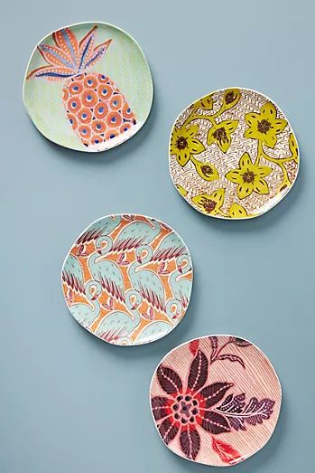 Tabletop | Kitchen Collection & Dining Collection | Anthropologie Anthropologie Plates, Anthropologie Home, Pottery Painting Designs, Beautiful Desserts, Ceramic Candle, Kitchen Collection, Pottery Painting, Dessert Plate, Dinnerware Sets