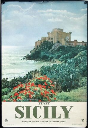 Sicily - Italy - Caltanissetta- Il Castello di Falconara Vintage Italy Aesthetic Poster, Sicily Poster Vintage, Italy Posters Aesthetic, Poster Prints Italy, Sicily Wallpaper, Vintage Travel Aesthetic, Italy Aesthetic Vintage, Vintage Italy Aesthetic, Vintage Sicily