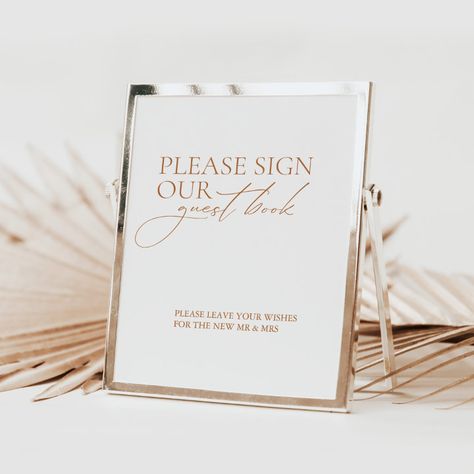 Guest Book Wedding Sign, Please Sign Our Guest Book, Addressing Wedding Invitations, Modern Layout, Guest Book Wedding, Wedding Guest Book Sign, Cheap Wedding Invitations, Etsy Wedding Invitations, Book Wedding