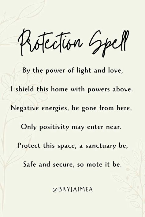 Spells To Protect From Negative Energy, Sage Protection Spell, Protecting Spell, Protection Spells For A Loved One, Cleansing Home Of Negative Energy, Home Protection Spell, Spells For Protection, Cleansing Space, Smudging Prayer