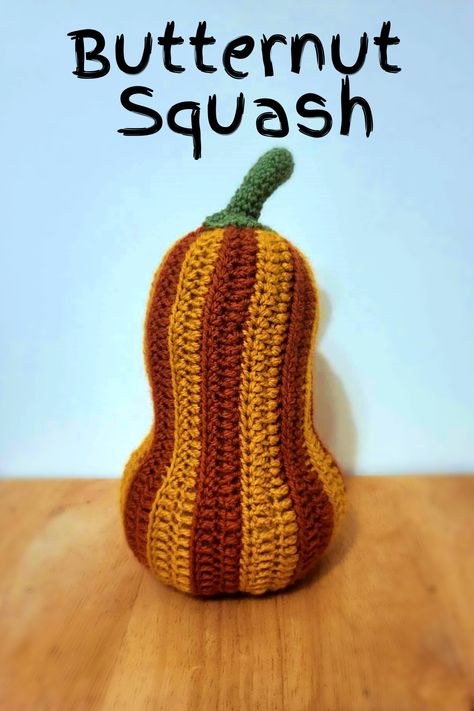 Crochet Squash Free Pattern, Crochet Squash, Halloween Wood Signs, Halloween Pumpkin Designs, Halloween Crochet Patterns, Pumpkin Pillows, Fall Craft, Fall Patterns, Crochet Fall