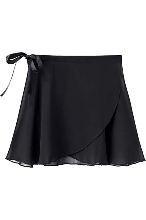 Amazon.com: Ballet Core Contemporary Dance Dress, Chiffon Wrap Skirt, Women With Ties, Ballet Skirts, Ballet Wrap Skirt, Toddler Ballet, Skirt Dance, Skirt Chiffon, Womens Leotards