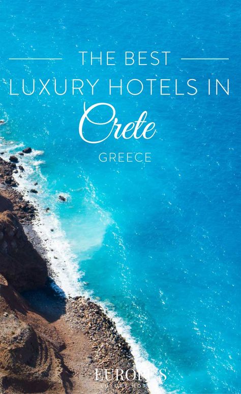 Crete Greece | Planning a trip to Crete Greece? Here are our top picks for luxurious hotels in Crete to make sure you have  dreamy holiday experience. Crete Hotels, Amazing Hotels, Greece Hotels, Greece Travel Guide, Travel Greece, Luxurious Hotel, Travel Plan, Crete Greece, Visiting Greece