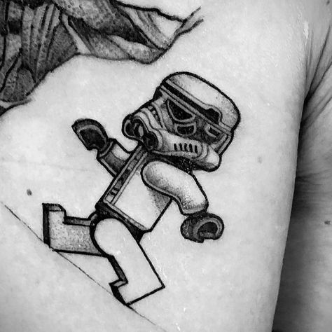 Posted @withregram  @eddieborneoink Quick LEGO stormtrooper on Mr Thomas . Thanks bud ! #blxckink  #blackworker #blackwork #blackworknow #blackworkerssubmission #inkstinctsubmission  #tattoofilter #tattoodo #starwarstattoo #inkedmag #inkedmagazine #skinart #skinartmag #inkspiration #inkmagazine #tattooculture #blackworkers_tattoo Darth Vader Lego Tattoo, Lego Stormtrooper Tattoo, Darth Vader Lego, Stormtrooper Tattoo, Lego Tattoo, Ink Magazine, Lego Stormtrooper, Inked Magazine, Star Wars Tattoo