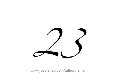 23 Logo Design Number, 23 Design Number, 23 Tattoo, 23 Number, Tattoos With Names, Number Tattoo Fonts, Letters Tattoo, Blue Texture Background, Number Tattoo