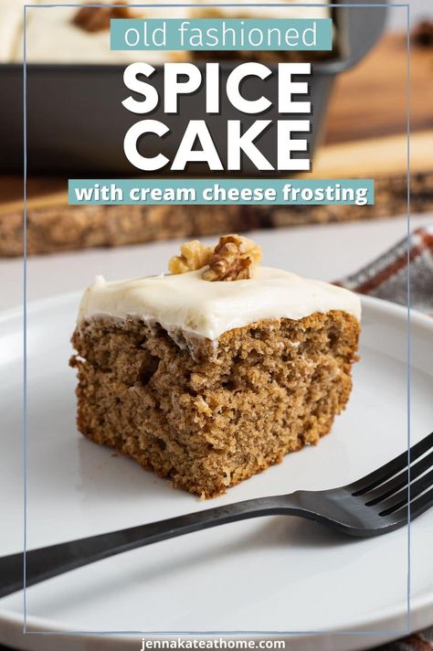 This old fashioned spice cake is a family favorite that has been passed down for years. Topped with a simple cream cheese frosting, it has all the tastes of fall that you love! Gluten Free Spice Cake Recipe, Gluten Free Spices, Spice Cake Recipe, Easy Cake Recipe, Spiced Cake, Best Gluten Free Desserts, Gluten Free Cake Recipe, Spice Cake Recipes, Dessert Places