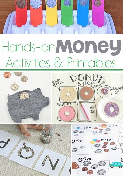 Learn about money with this hands-on money unit study! No matter what skill level, you will find fun activities for learning about money! Science, math, literacy, art and more!! via @lifeovercs Learning About Money, Math Money, Learning Money, Learn About Money, Teaching Money, Money Activities, Money Math, Elementary Learning, Math Activities For Kids