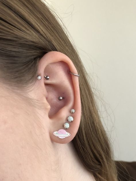 Piercing Inspo, Conch, Helix, Ear Cuff, Piercings, Diamond Earrings, Cuff