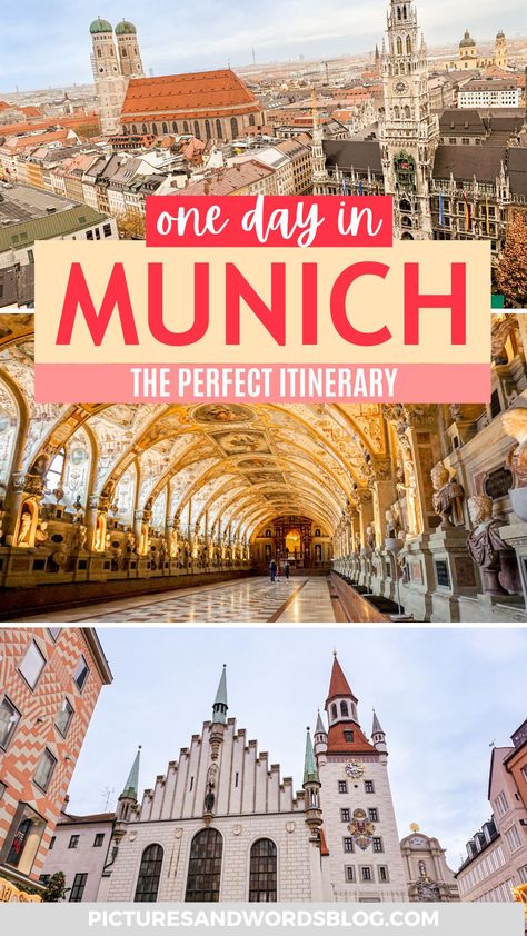 The Perfect One Day in Munich Itinerary: See the Best of Munich in a Day! - Pictures & Words Munich Itinerary, Munich Food, Marienplatz Munich, Munich Travel Guide, Turkey Itinerary, Europe In December, Germany Travel Destinations, Visit Munich, Munich Travel