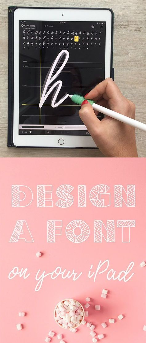 Create Fonts on Your iPad in a Few Easy Steps + 3 Free Fonts - In this class, I’ll show you every step of how to create unique custom fonts using iFont Maker. We’ll cover the step by step process for creating three different styles of fonts, so that you can create any font style you can dream up. You don’t have to have good handwriting or be good at hand lettering to create a fonts using this process! #fonts #ipadart #ipadlettering #ipad #design #ipadpro #procreate #passiveincome Ipad Design, Inkscape Tutorials, Create Font, Procreate Ipad Tutorials, Ipad Tutorials, Procreate Ipad Art, Procreate Tutorial, Doodle Fonts, Ipad Lettering