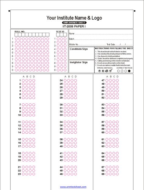 JEE OMR sheets contain index points on all four corners of the sheet, without which the OMR software won’t be able to read the sheets. Visit our website to download JEE OMR Sheet for practice. Omr Sheet, 50 Questions, Algebra Equations, Study Planner Printable, Coaching Center, Iit Jee, School Frame, Apple Logo Wallpaper Iphone, Answer Sheet