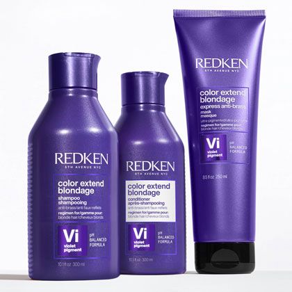 Hairstyle Tools, Purple Shampoo For Blondes, Shampoo Design, Color Depositing Shampoo, Redken Color, Perfect Aesthetic, Hair Cleanse, Cool Blonde, Bright Blonde