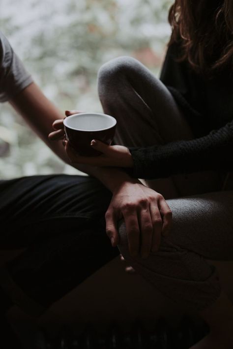 Couple Drinking Coffee Aesthetic, Coffee Couple Photography, Coffee Couple Aesthetic, Chill Couple Aesthetic, Couple In Kitchen, Couple Baking, Love Vision Board, Cozy Couple, Downtown Loft