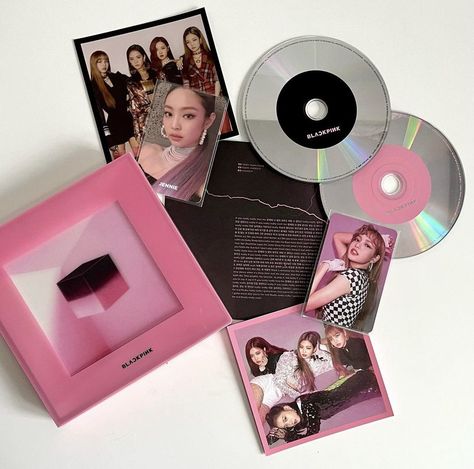 Blackpink Album, Album Kpop, Kpop Albums, Kpop Album, Blackpink Aesthetic, Pop Albums, Kpop Merchandise, Photo Collage Template, Collage Template