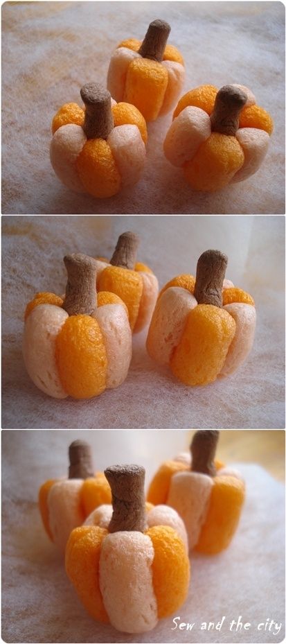 easy mini pumpkins. Could use packing peanuts and color them what you need. Packing Peanuts Crafts, Spider Crafts, Dog Waste Bag Holder, Diy Pumpkin, Mini Pumpkins, Packing Peanuts, Preschool Art, Food Humor, On The Ground