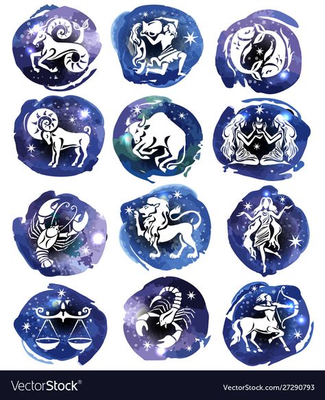 Free Zodiac Printables, Art Zodiac Signs, Astrology Artwork, Zodiac Sign Designs, Horoscope Art, Zodiac Signs Symbols, Bullet Journal Banner, Zodiac Designs, Zodiac Tattoo