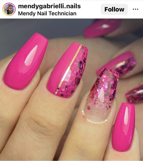 Fuschia Nails Design, Fuschia Nails, Umbre Nails, Nail Board, Fancy Hands, Pink Gel Nails, Nail Technician, Nail Arts, Nail Shapes