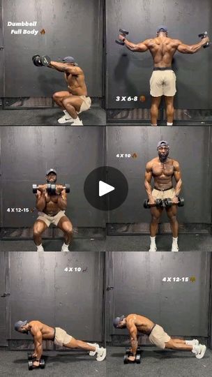 Full Body Workout Dumbbells Only, Full Body Workout With Dumbbells, Full Body Dumbbell Workout For Men, Full Body Workout For Men, Mens Dumbell Full Body Workout, Full Body Workout Dumbells Only, Single Dumbbell Full Body Workout, Dumbbell Shoulder, Dumbbell Workout At Home