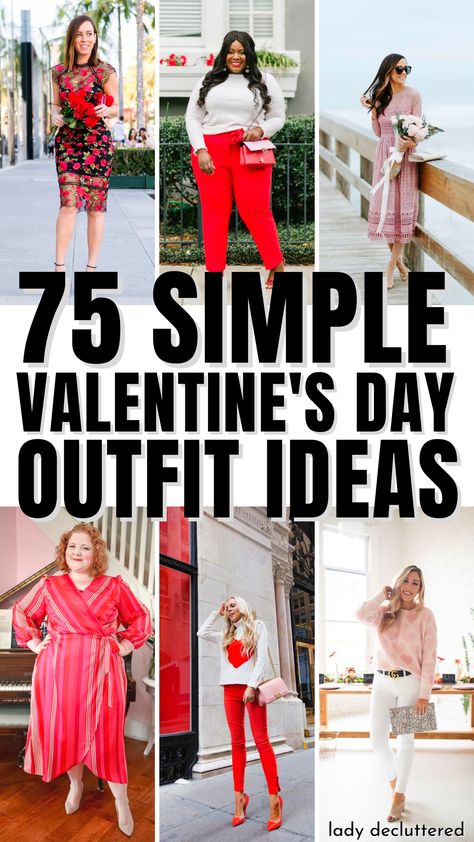 75 Simple Valentine's Day Outfit Ideas Red Pants Valentines Outfit, Valentine Brunch Outfit Ideas, Valentine’s Day Dress Ideas, Valentine Business Casual Outfit, Valentines Outfits For Women 2024, Valentine Day Office Outfits, Valentine Dresses For Women, Valentine’s Day Plus Size Outfits, Valentines Work Outfits For Women