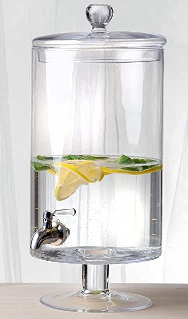 Amazon.com: water dispenser gold base: Home & Kitchen Hot Beverage Dispenser, Juice Dispenser, Glass Beverage Dispenser, Beverage Server, How To Clean Crystals, Drinking Jars, Beverage Dispensers, Beverage Dispenser, Glass Dispenser