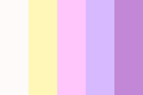 Plush Unicorn color palette Unicorn Pallete Color, Unicorn Colors Palette, Unicorn Color Pallete, Vtuber Color Palette, Unicorn Colour Palette, Kawaii Colour Palette, Gyaru Color Palette, Sanrio Color Palette, Unicorn Color Palette