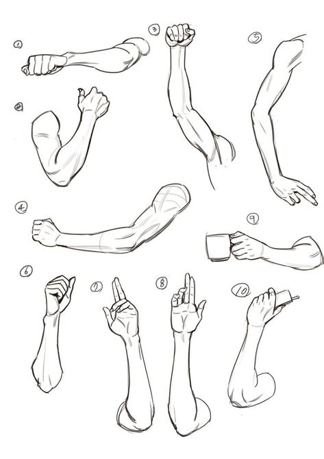 Arm Anatomy, Arm Drawing, Drawing Lesson, Human Anatomy Drawing, Body Drawing Tutorial, Hand Drawing Reference, Human Figure Drawing, Anatomy Sketches, Hand Reference